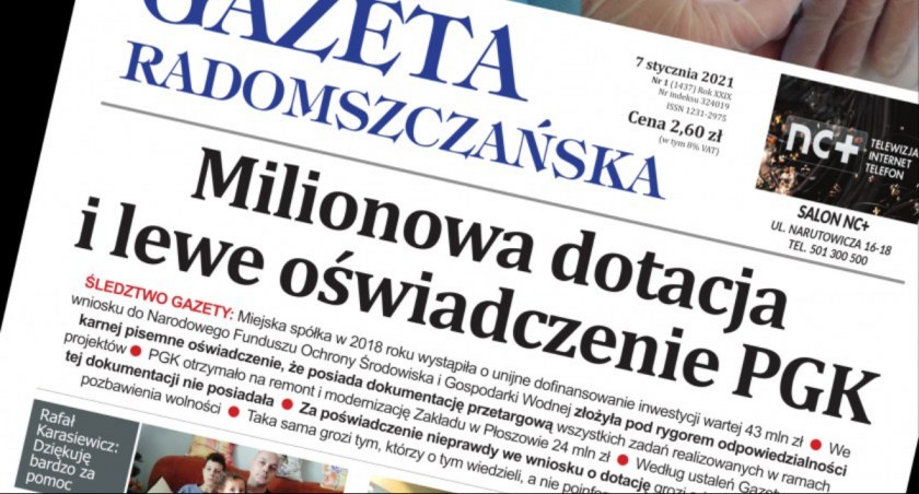 Na zdjęciu wydanie GR, w którym ujawniliśmy nieprawidłowości