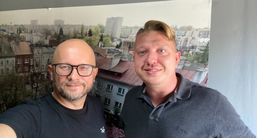Na zdjęciu Andrzej Andrysiak (Gazeta Radomszczańska) i Paweł Aulich (Spot Radomsko)
