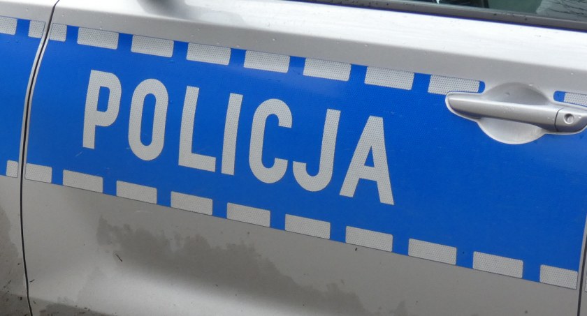 Na zdjęciu radiowóz KPP Radomsko