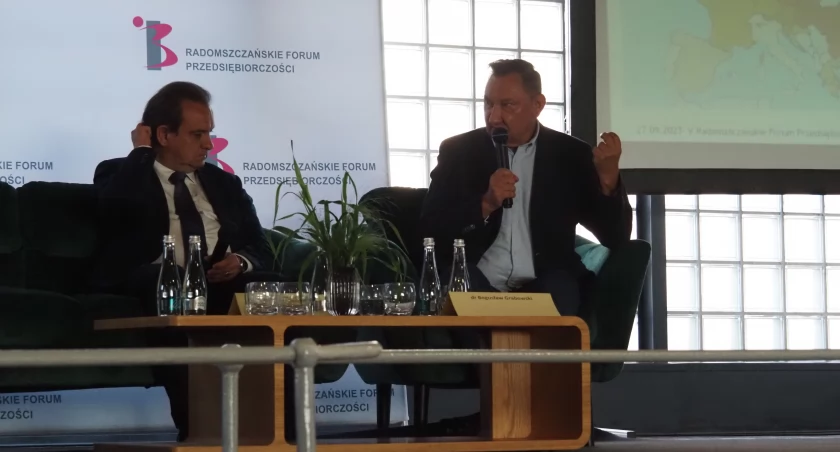 Na zdjęciu goście podczas jednego z paneli
