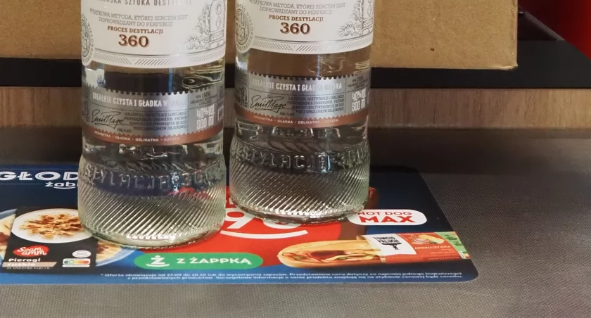 Na zdjęciu alkohol