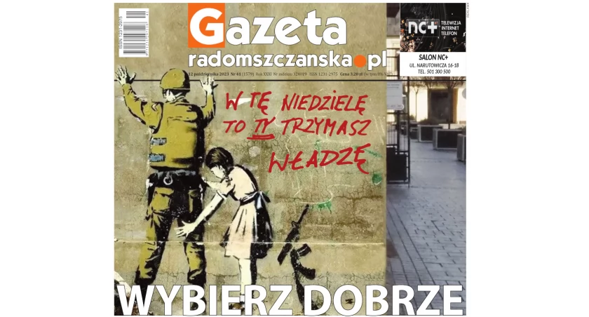 Na zdjęciu okładka najnowszego numeru Gazety Radomszczańskiej z 12 października 2023