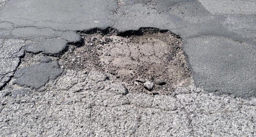Na zdjęciu jedna z radomszczańskich dróg