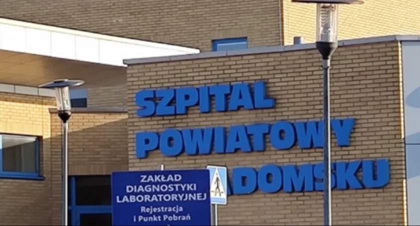 Na zdjęciu szpital powiatowy w Radomsku