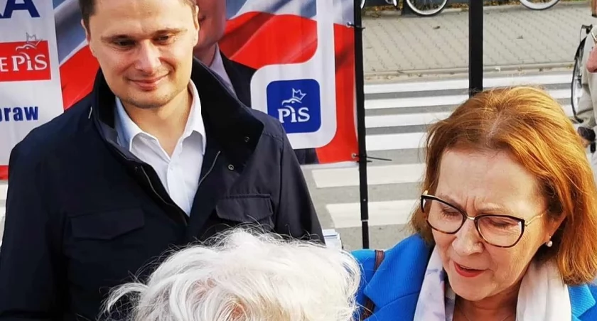 Na zdjęciu Krzysztof Ciecióra i Anna Milczanowska, fot. FB/krzysztofcieciora
