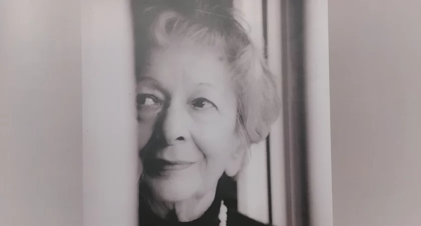 Na zdjęciu Wisława Szymborska, fot. ZSP nr 1