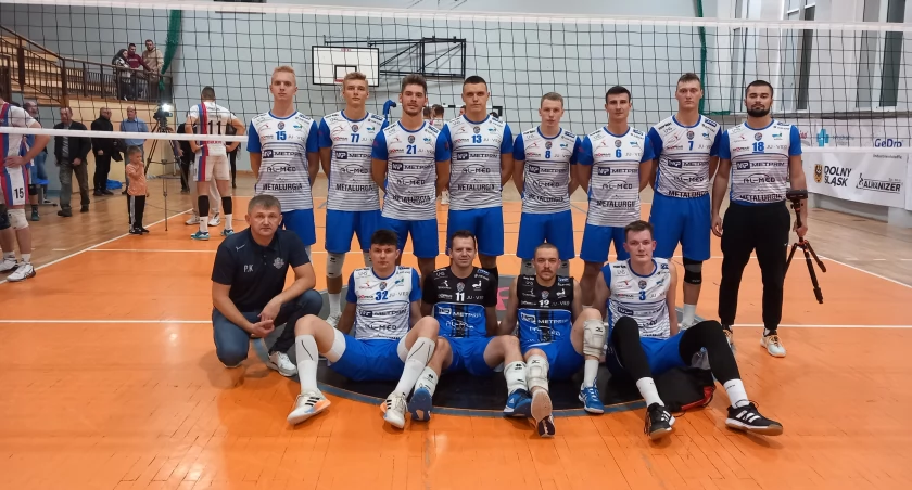 Na zdjęciu radomszczańscy siatkarze