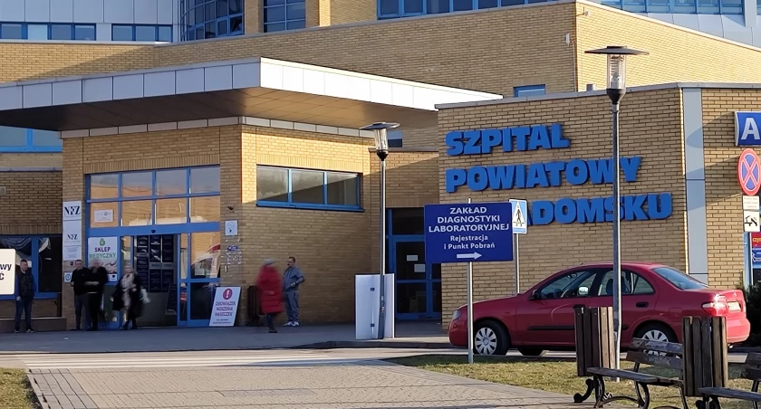 Na zdjęciu Szpital Powiatowy w Radomsku
