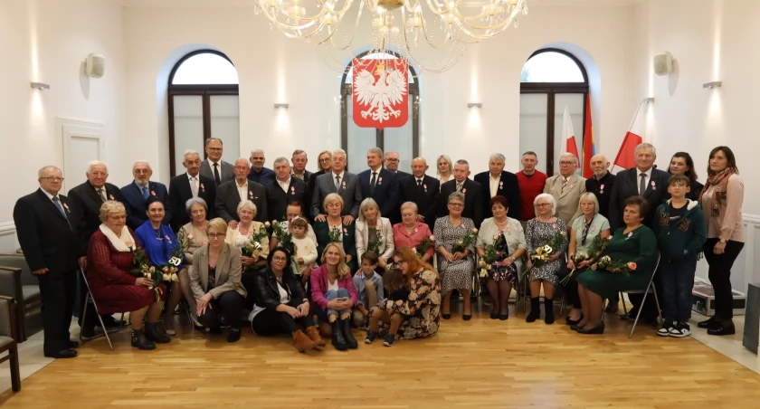 Na zdjęciu jubilaci, fot. Facebook/UM Radomsko