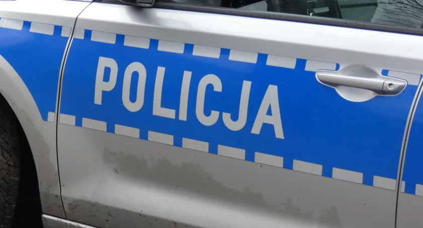 Na zdjęciu radiowóz KPP Radomsko