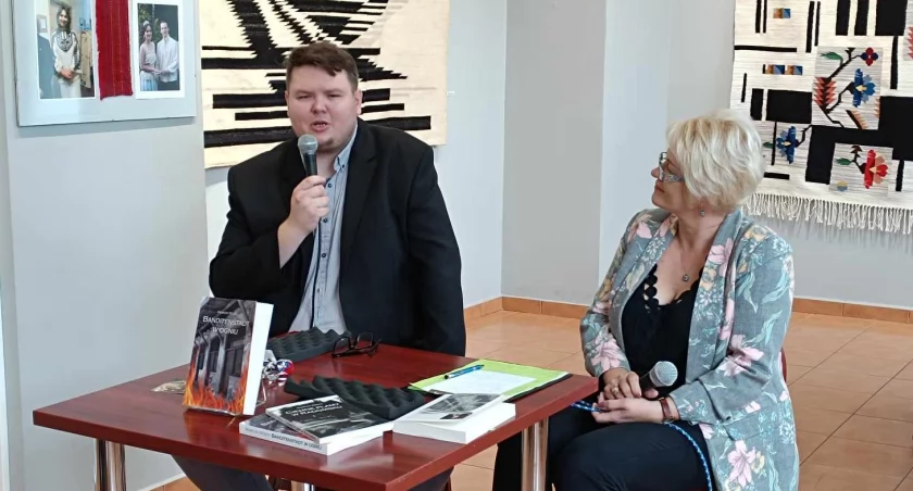 Na zdjęciu Marcin Wodo, fot. Facebook/Muzeum Regionalne