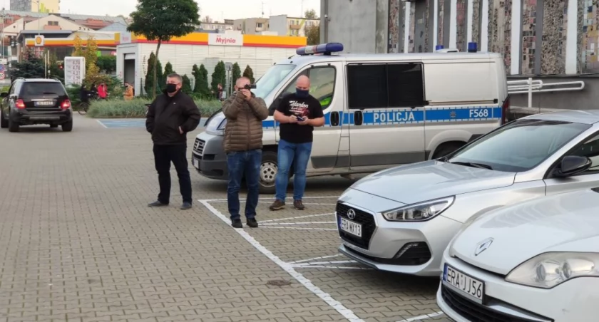 Na zdjęciu: Policjanci podczas Strajku Kobiet przy MDK, październik 2020