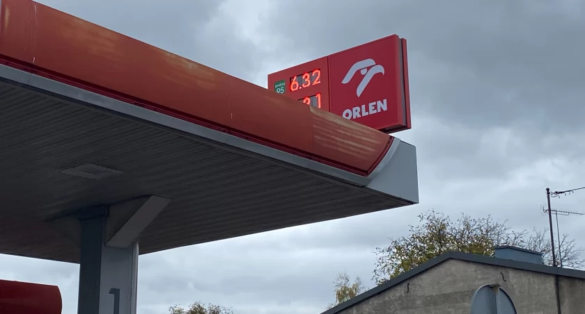 Na zdjęciu stacja Orlenu przy ul. Narutowicza w Radomsku