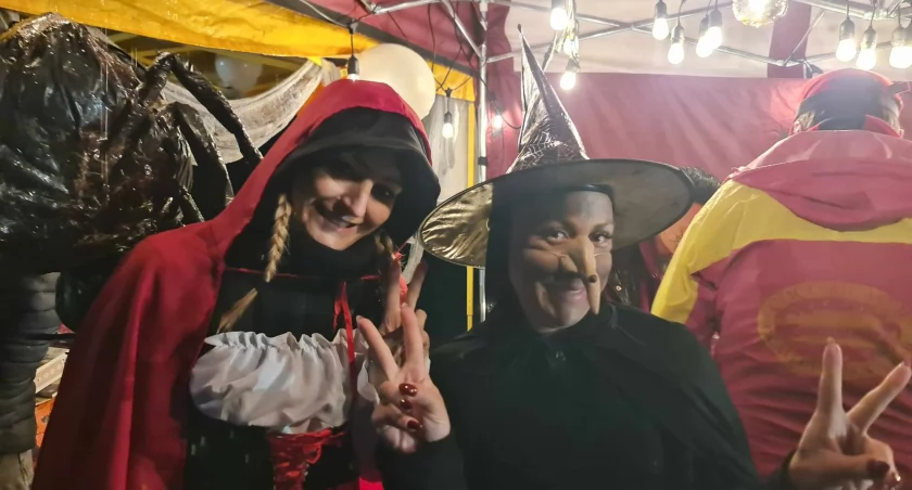 Na zdjęciu uczestniczki imprezy, fot. Piotr Kuśmierczyk