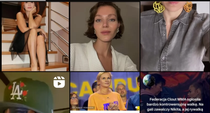 Na zdjęciu, zrzut ekranu z Instagrama