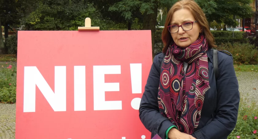 Na zdjęciu Anna Sowińska, która straciła mandat