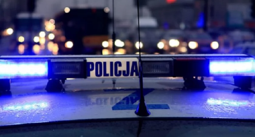 Na zdjęciu radiowóz, fot. KPP Radomsko 