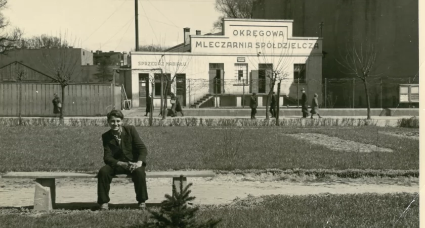 Na zdjęciu Okręgowa Spółdzielnia Mleczarska, lata 60. Fot. Waldemar Majzner