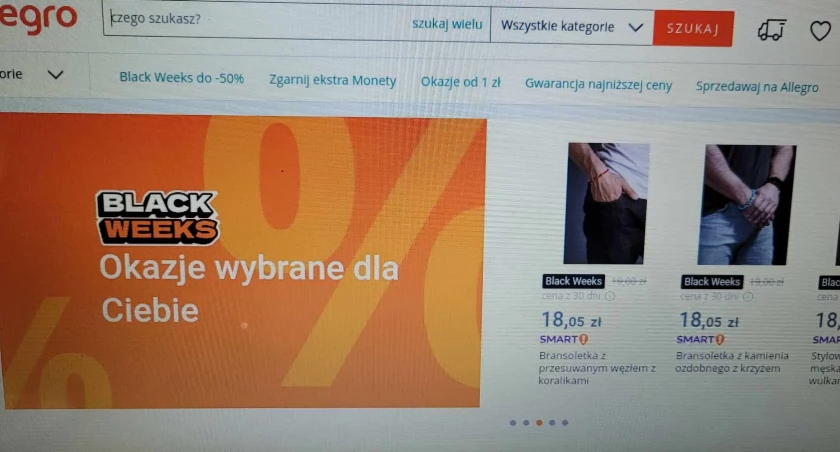 Na zdjęciu platforma sprzedażowa