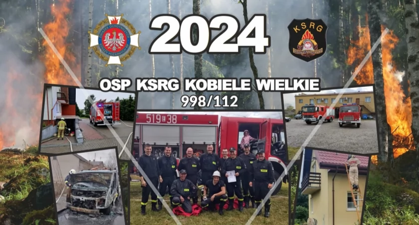 Na zdjęciu kalendarz, fot. Facebook/OSP Kobiele Wielkie