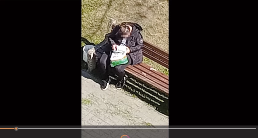 Na zdjęciu zrzut ekranu z nagrania naszego Czytelnika