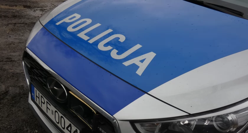 Na zdjęciu radiowóz KPP Radomsko
