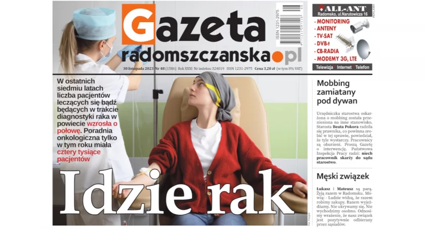 Na zdjęciu okładka najnowszego numeru Gazety z 30 listopada 2023