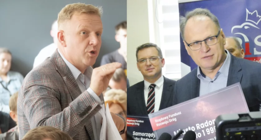 Na zdjęciu Łukasz Więcek i Jarosław Ferenc