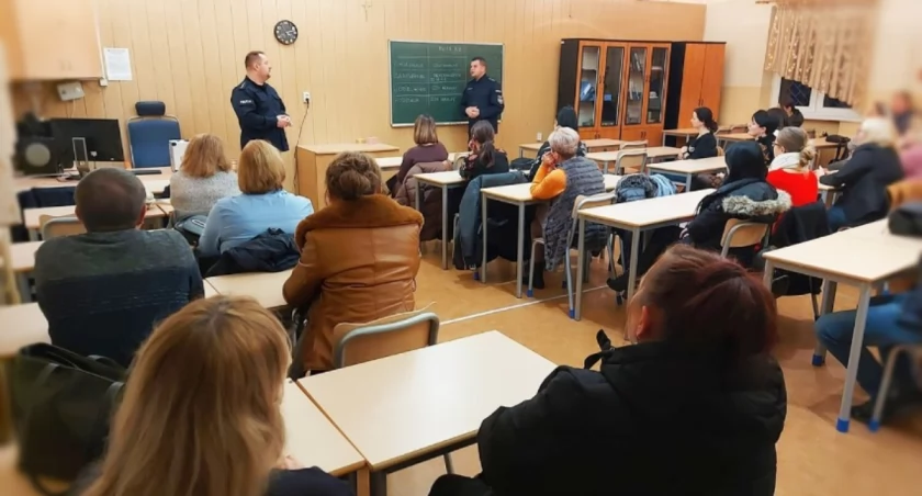 Na zdjęciu spotkaniu w Elektryku, fot. KPP Radomsko