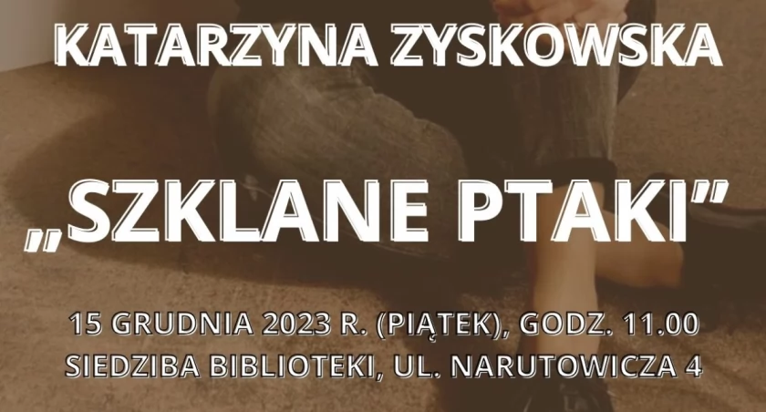Na zdjęciu plakat spotkania, fot. MBP w Radomsku