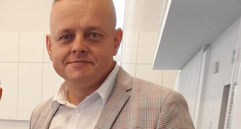 Na zdęciu prezes Dominik Smużyński