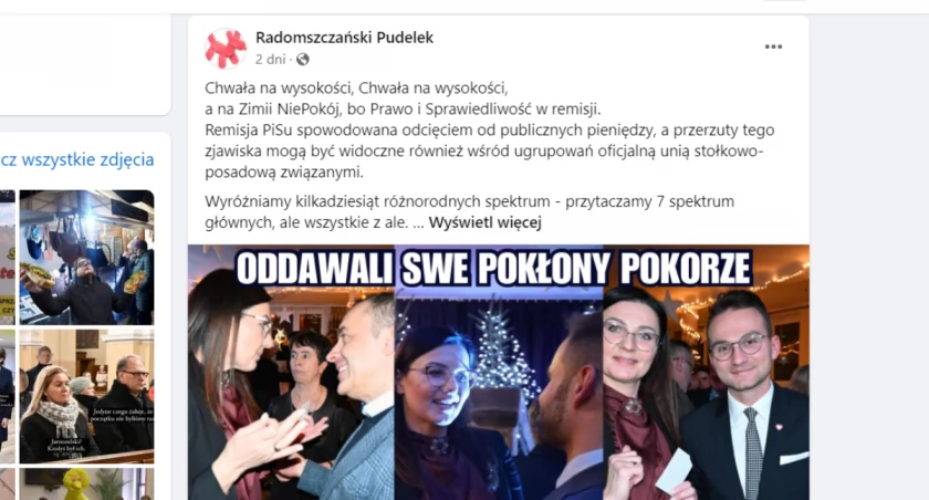 Na zdjęciu zrzut ekranu
