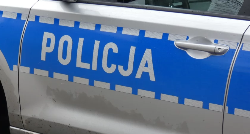 Na zdjęciu radiowóz KPP Radomsko