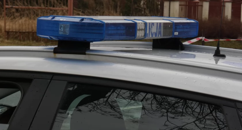 Na zdjęciu radiowóz KPP Radomsko, fot. KPP Radomsko