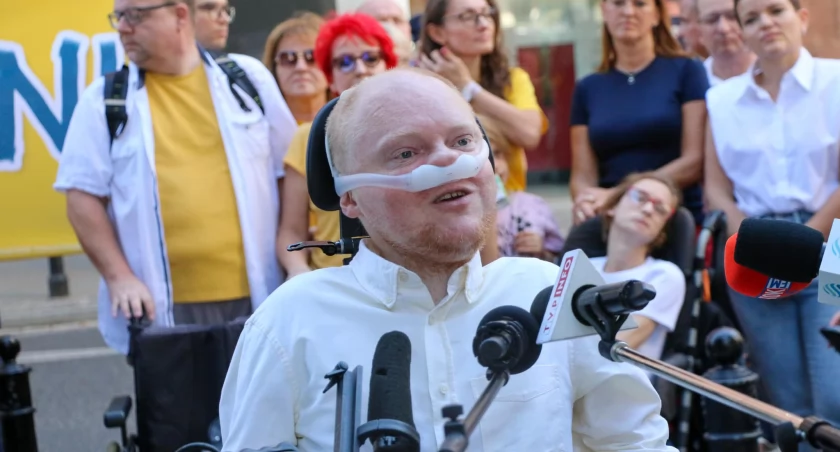 Na zdjęciu Łukasz Krasoń, fot. Facebook/Łukasz Krasoń