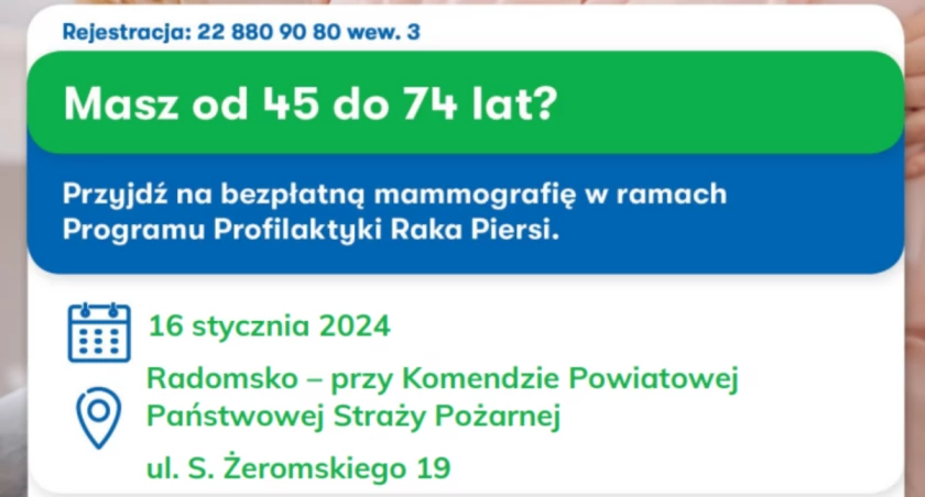 Na zdjęciu ogłoszeniu o badaniu, fot. LUX MED