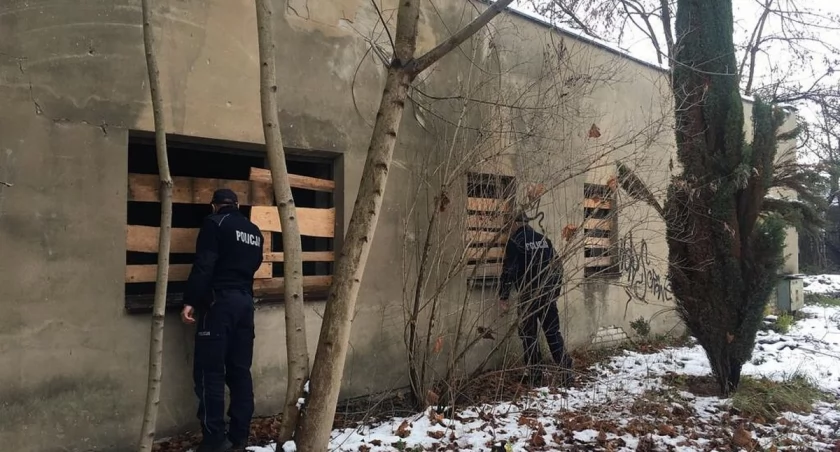 Na zdjęciu pustostan, fot. KPP Radomsko