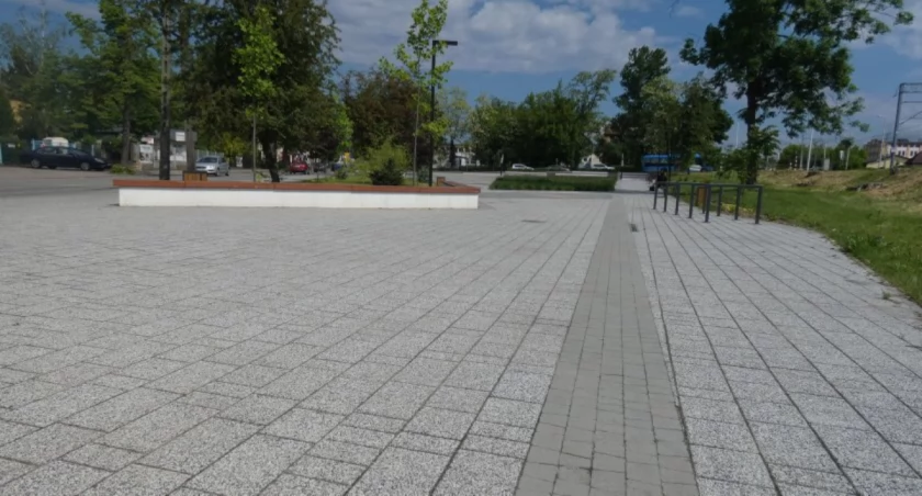 Na zdjęciu plan przy ul. Sierakowskiego po remoncie. W tym miejscu był park