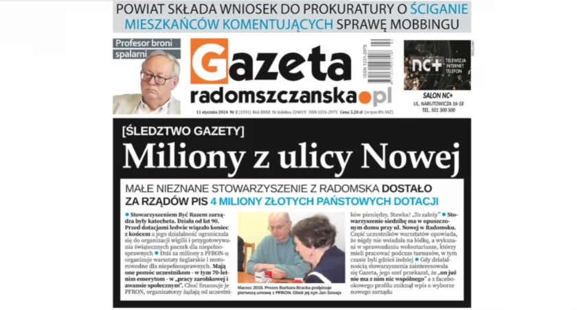 Na zdjęciu najnowsze wydanie Gazety Radomszczańskiej