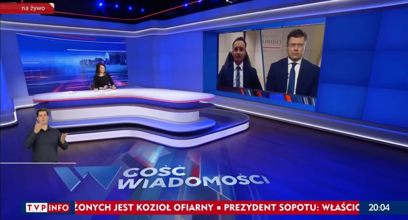 Na zdjęciu zlikwidowany serwis TVP „Wiadomości