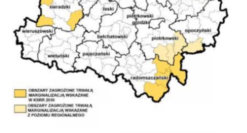 Na zdjęciu gminy zagrożone marginalizacją, fot. Projekt strategii, UG Żytno