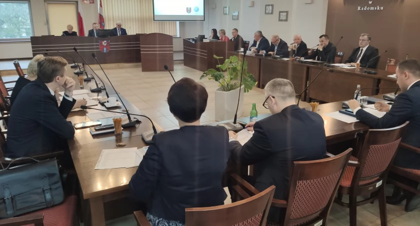 Na zdjęciu: Sesja Rady Powiatu
