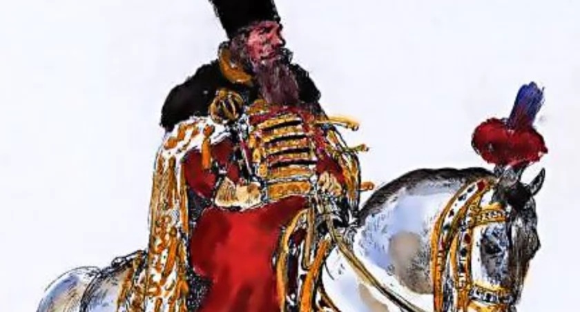 Na rysunku rosyjski bojar z XVII wieku, fot. Wikipedia