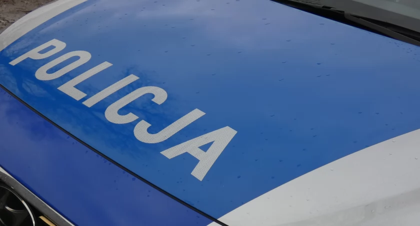 Na zdjęciu radiowóz KPP Radomsko