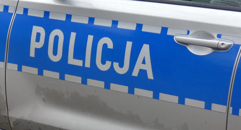 Na zdjęciu radiowóz KPP Radomsko
