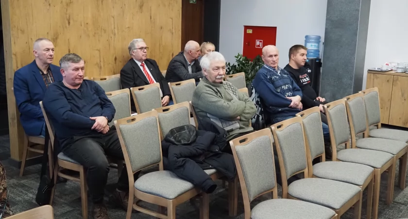 Na zdjęciu mieszkańcy z ul. Narutowicza (z przodu)