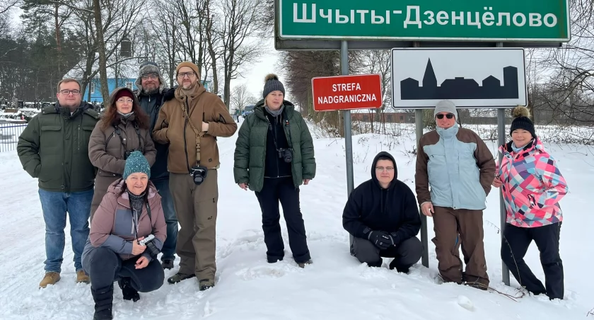 Na zdjęciu uczestnicy pleneru, fot. Facebook/foto Pozytyw