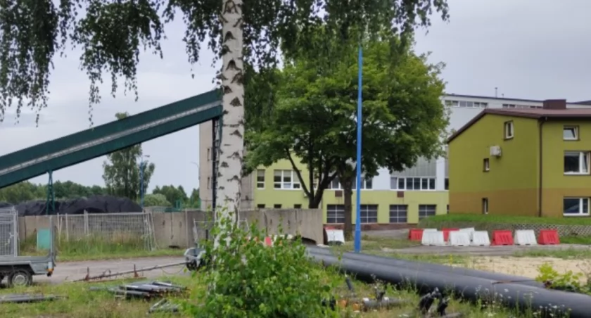 Na zdjęciu ciepłownia przy ulicy Prymasa Wyszyńskiego