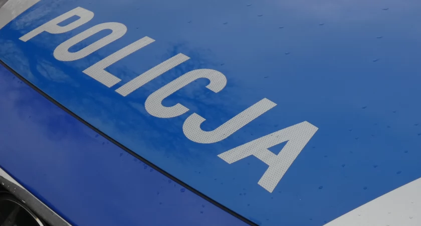 Na zdjęciu radiowóz KPP Radomsko
