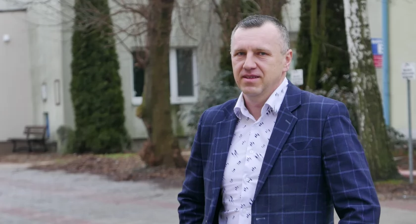 Na zdjęciu Krzysztof Górnik, jeszcze prezes TBS-u, za chwilę prezes RSM-u
